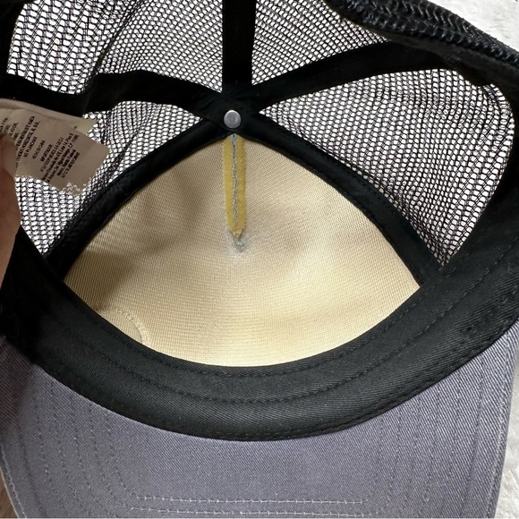 Reef Twill Foam Front Striped Snapback Mesh Trucker Cap Mission Blue Adult OS - Picture 8 of 10